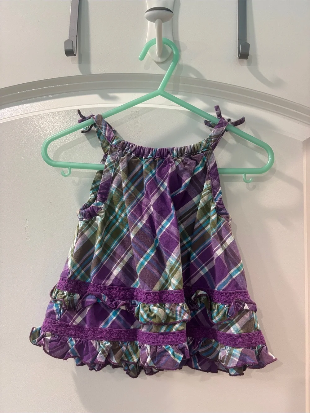 The Children’s Place Plaid Purple Dress